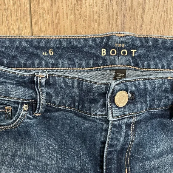 Lot of 3 White House Black Market Women's Blue Boot Cut Jeans - size 6 - Picture 3 of 3